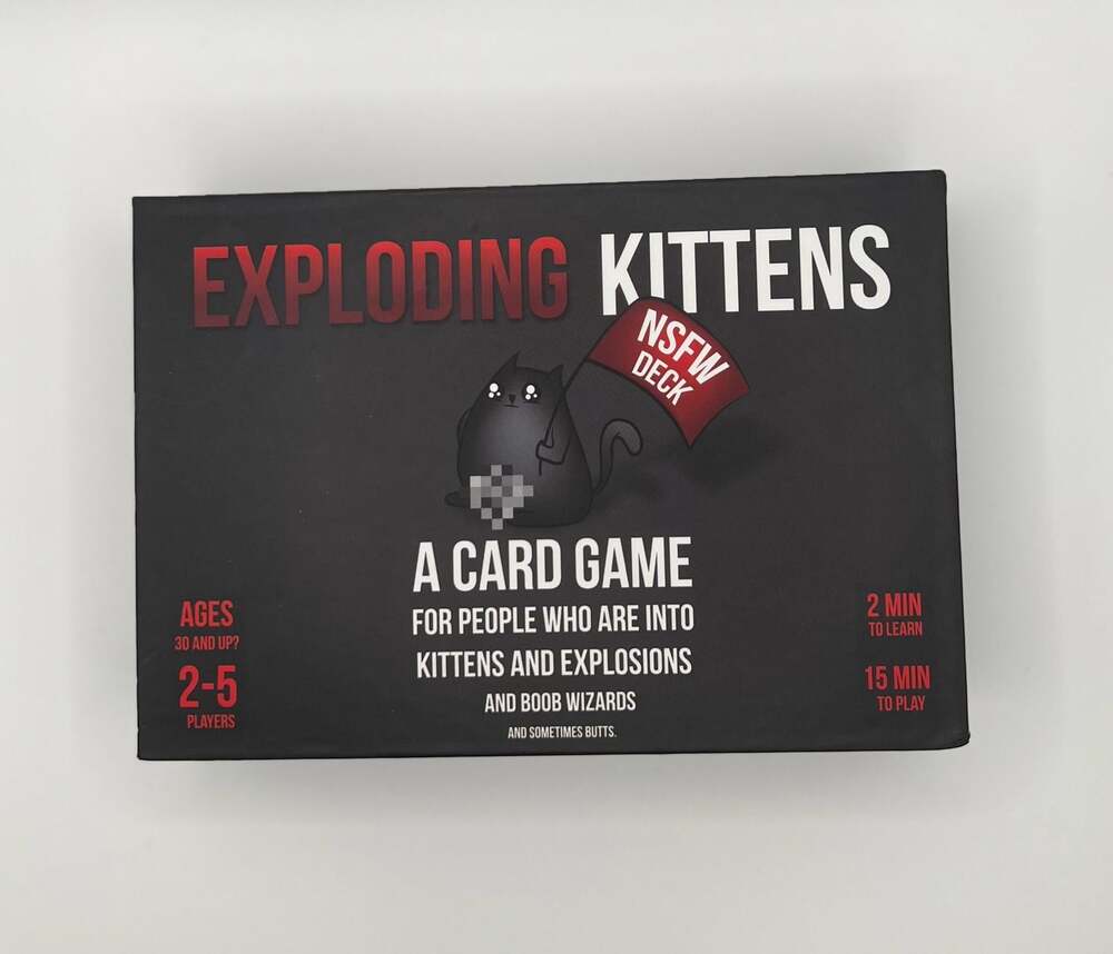 Exploding Kittens NSFW Edition Card Game (56 Cards)
